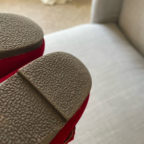 Age of Innocence ELLEN VELVET RED Shoes - Picture 7 of 11